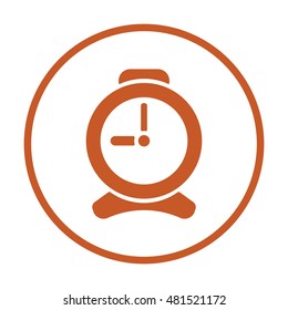 Clock Icon . Flat design.
