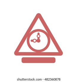 Clock Icon . Flat design.
