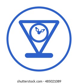 Clock Icon . Flat design.