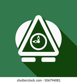 Clock Icon . Flat design.