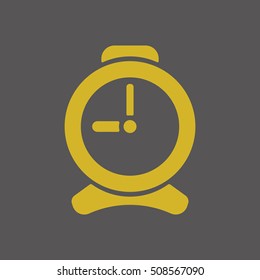 Clock Icon . Flat design.