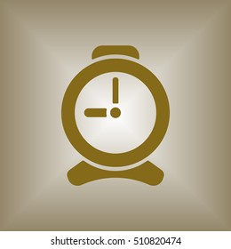 Clock Icon . Flat design.