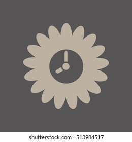 Clock Icon . Flat design.