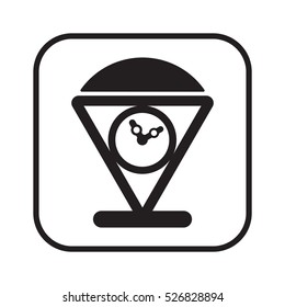 Clock Icon . Flat design.