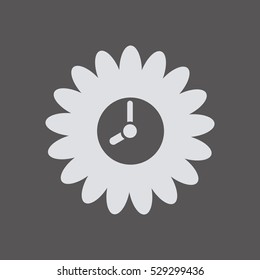 Clock Icon . Flat design.