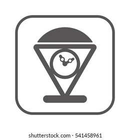 Clock Icon . Flat design.