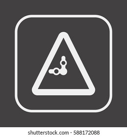 Clock Icon . Flat design.