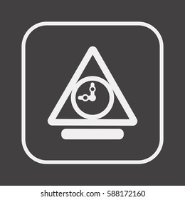 Clock Icon . Flat design.