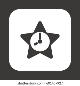 Clock  Icon . Flat design.