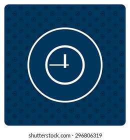 clock icon. Flat design style. icon. vector design