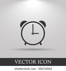 clock icon,  Flat design style eps 10