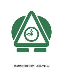 Clock Icon . Flat design style
