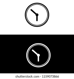 clock icon flat design,vector icon 10 eps