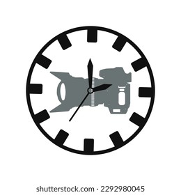 Icono de reloj en estilo plano. Ver ilustración vectorial en fondo blanco aislado. Concepto de negocios de tiempo.