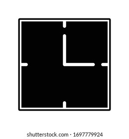 Bilddesign der Zaubersymbol-Glyphe der Vektorillustration