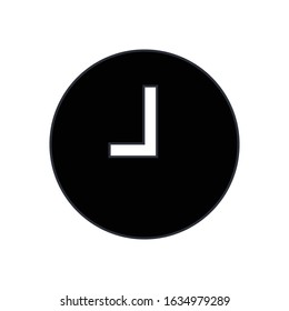 Clock Icon for Graphic Design Projects