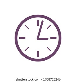 Clock Icon for Graphic Design Projects