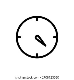 Clock Icon for Graphic Design Projects
