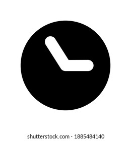 Clock icon for graphic design projects