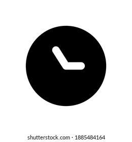Clock icon for graphic design projects