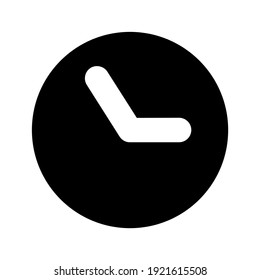 Uhrsymbol für Grafikdesign-Projekte