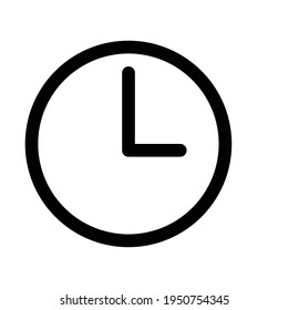 Clock Icon for Graphic Design Projects