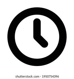 Clock Icon for Graphic Design Projects