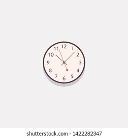 clock icon graphic element Illustration template design 
