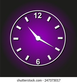 Clock icon great for any use. Vector EPS10.