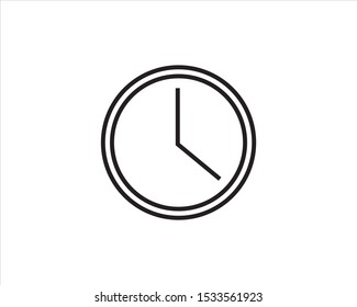 clock icon, clock icon illustration
