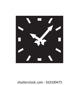 clock icon illustration isolated vector sign symbol