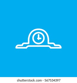 clock icon illustration isolated vector sign symbol