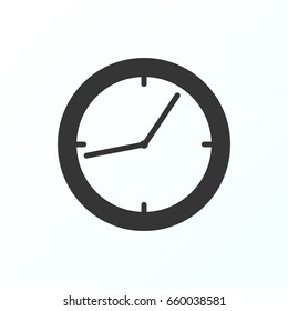 Clock  icon illustration isolated vector sign symbol