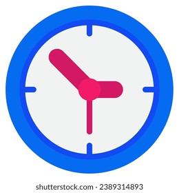 Ilustración de icono de reloj para UIUX, web, app, infografía, etc