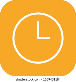 Clock icon isolated on background

