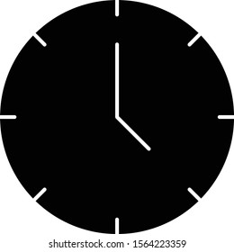 Clock icon isolated on background
 