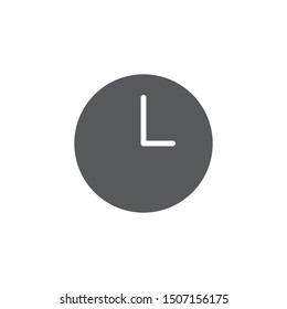 Clock icon isolated on white background. Time symbol modern, simple, vector, icon for website design, mobile app, ui. Vector Illustration