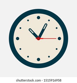 clock icon isolated on white background