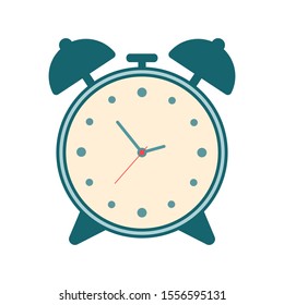 Clock icon isolated on white background
