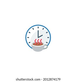 clock Icon Isolated On White Background 