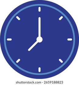 Icono del reloj aislado en el fondo blanco. Icono de reloj en estilo plano. Reloj de negocios. Elemento de diseño de Vector para su proyecto. diseño en estilo de moda. Ilustración vectorial.  
