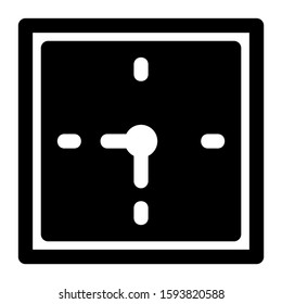 clock icon isolated sign symbol vector illustration - high quality black style vector icons

