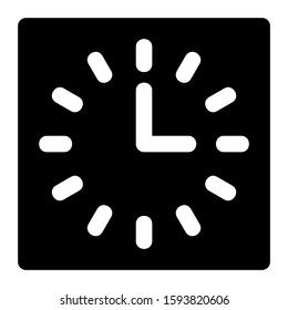 clock icon isolated sign symbol vector illustration - high quality black style vector icons
