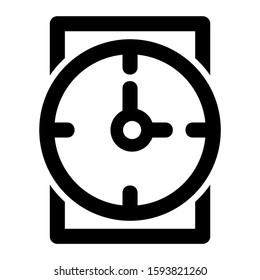clock icon isolated sign symbol vector illustration - high quality black style vector icons
