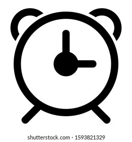 clock icon isolated sign symbol vector illustration - high quality black style vector icons
