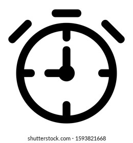 clock icon isolated sign symbol vector illustration - high quality black style vector icons
