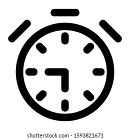 clock icon isolated sign symbol vector illustration - high quality black style vector icons
