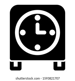 clock icon isolated sign symbol vector illustration - high quality black style vector icons
