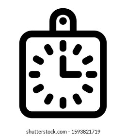 clock icon isolated sign symbol vector illustration - high quality black style vector icons
