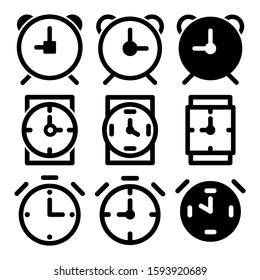 clock icon isolated sign symbol vector illustration - Collection of high quality black style vector icons

